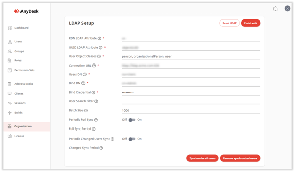 Configuração do LDAP