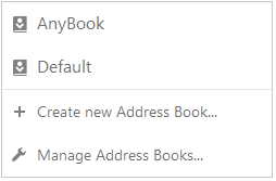 Detalles de la pestaña de libro de direcciones de AnyDesk