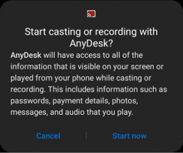 Android 10 - Casting