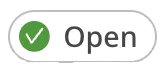 Button labeled ‘Open’ with a checkmark indicating a successful action.