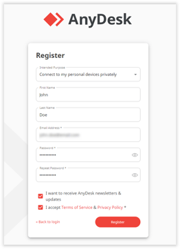 registrarse myAD